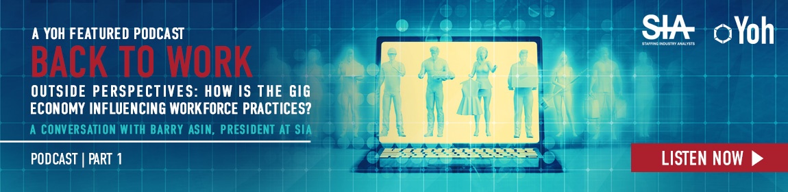 Back to Work Podcast: Outside Perspectives - How is the Gig Economy Influencing Workforce Practices?