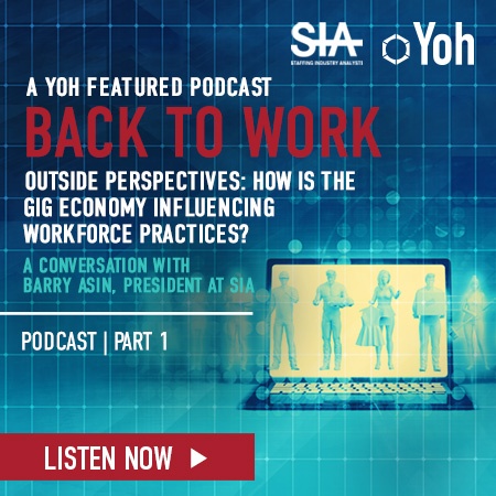 Back to Work Podcast: Outside Perspectives - How is the Gig Economy Influencing Workforce Practices?