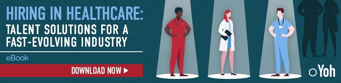 Yoh Footer CTA - Hiring in Healthcare: Talent Solutions for a Fast-Evolving Industry